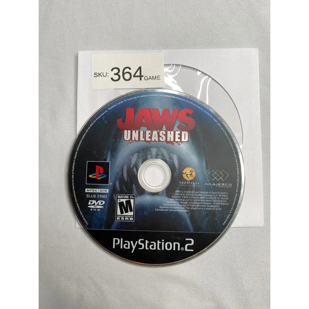 Jaws Unleashed Sony PlayStation 2